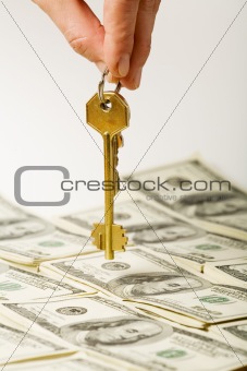 Key and money