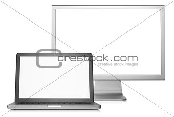 Laptop with external display