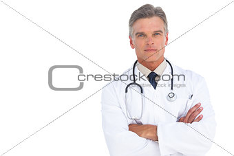 Man doctor with arms crossed