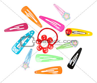 colored hairpins