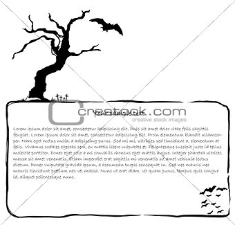 Hallowen  Ink vector background