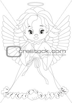 angel 8 Coloring page