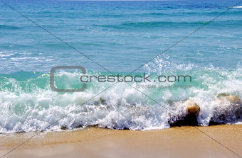 Sea wave on beach