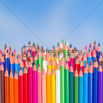 back to school pencils  border