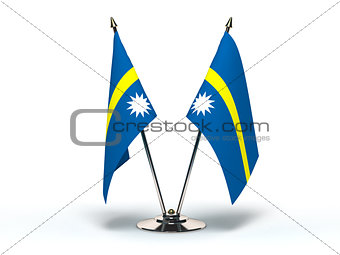 Miniature Flag of Nauru