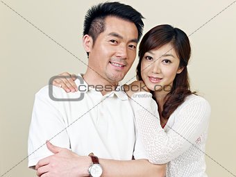 young asian couple