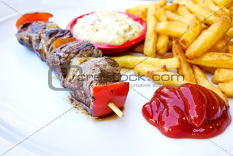 tasty grilled meat