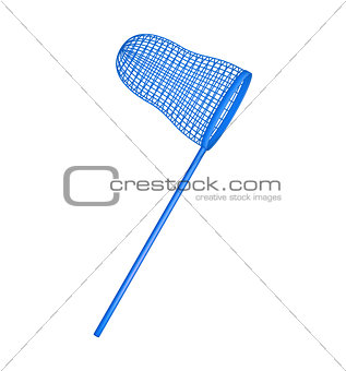 Net in blue design
