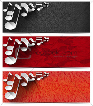Three Musical Banners - N2