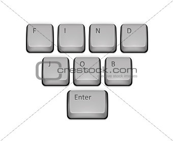 Phrase Find Job on keyboard and enter key.