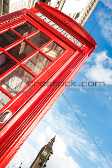 Big ben and red phone cabine