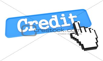 Credit Button with Hand Cursor.