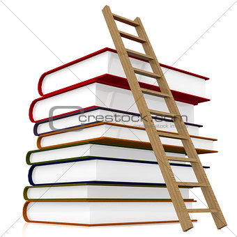 Book and ladder 