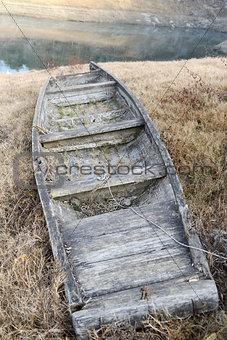 Old wooden boat 