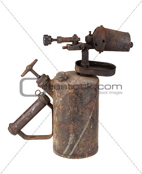 Vintage old blowtorch