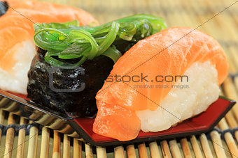 delicious Japanese sushi 