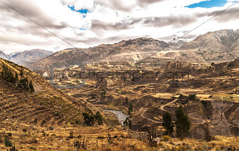Colca Canyon View Panorama