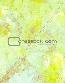 Yellow and Brown Abstract Art Painting