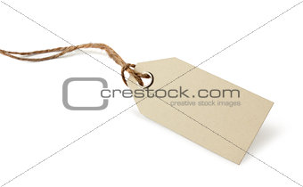 Blank price or address tag