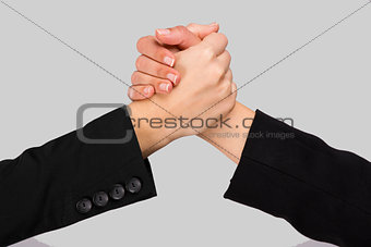 Greeting hands