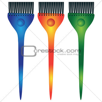 Set dye brush