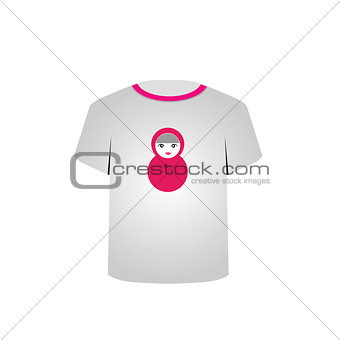 T Shirt Template- Matryoshka doll