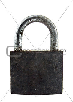 metal padlock on