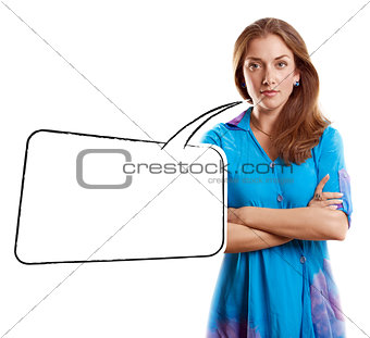 Woman Looking on Camera