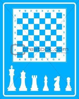 White icon of chess