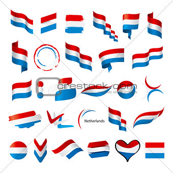 biggest collection of vector flags of Netherlands