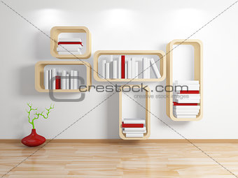 Modern shelf.