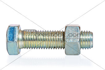 screw thread of the bolt and nut