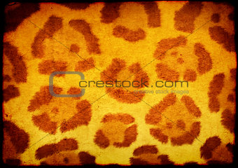 Texture of paper with animal skin pattern