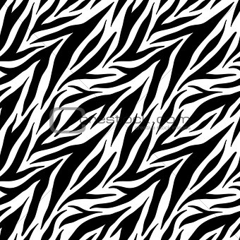 Seamless texture of zebra stripes