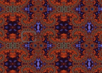Seamless fractal pattern in a dark colors