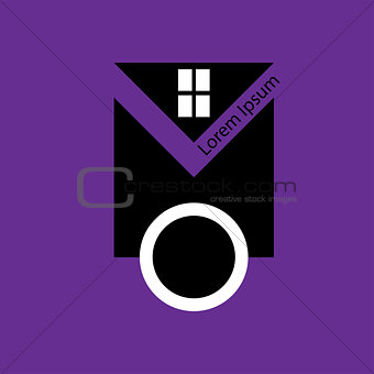 Real estate vector logo design template