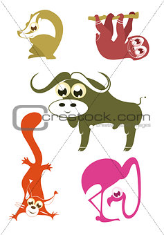 Cartoon funny animals