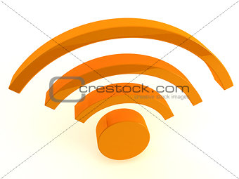 3d wifi icon
