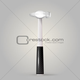 Illustration of steel hammer