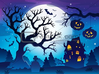 Spooky tree theme image 8