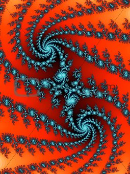 Double fractal spiral