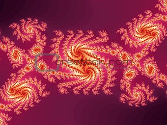 Double fractal background