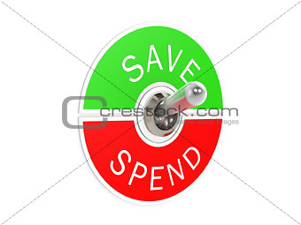 Save spend toggle switch
