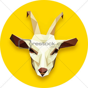 goat head polygonal 