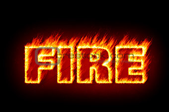 fire in flames