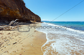 Summer beach view (Greece, Lefkada).