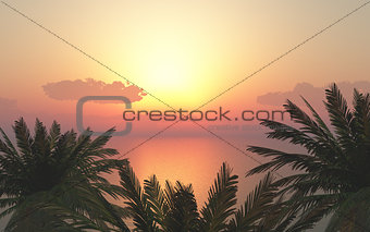 tropical sunset 1