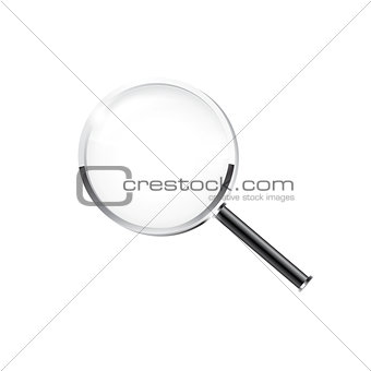 Magnifying glass. Vector