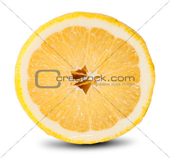 Slice Of Fresh Lemon