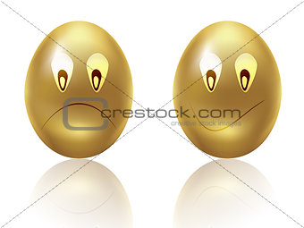Sad gold eggs